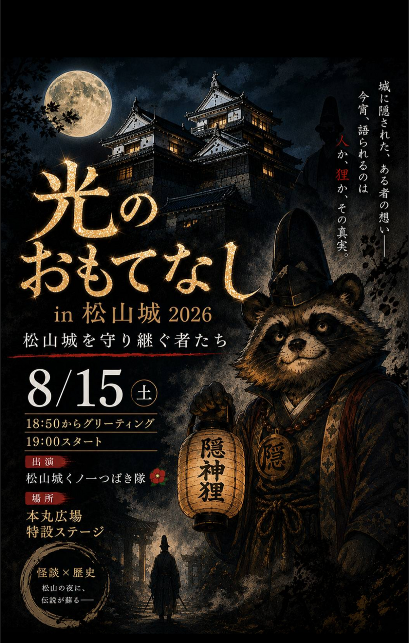 松山城 8月のイベント | イベント | 四国・愛媛の松山城
