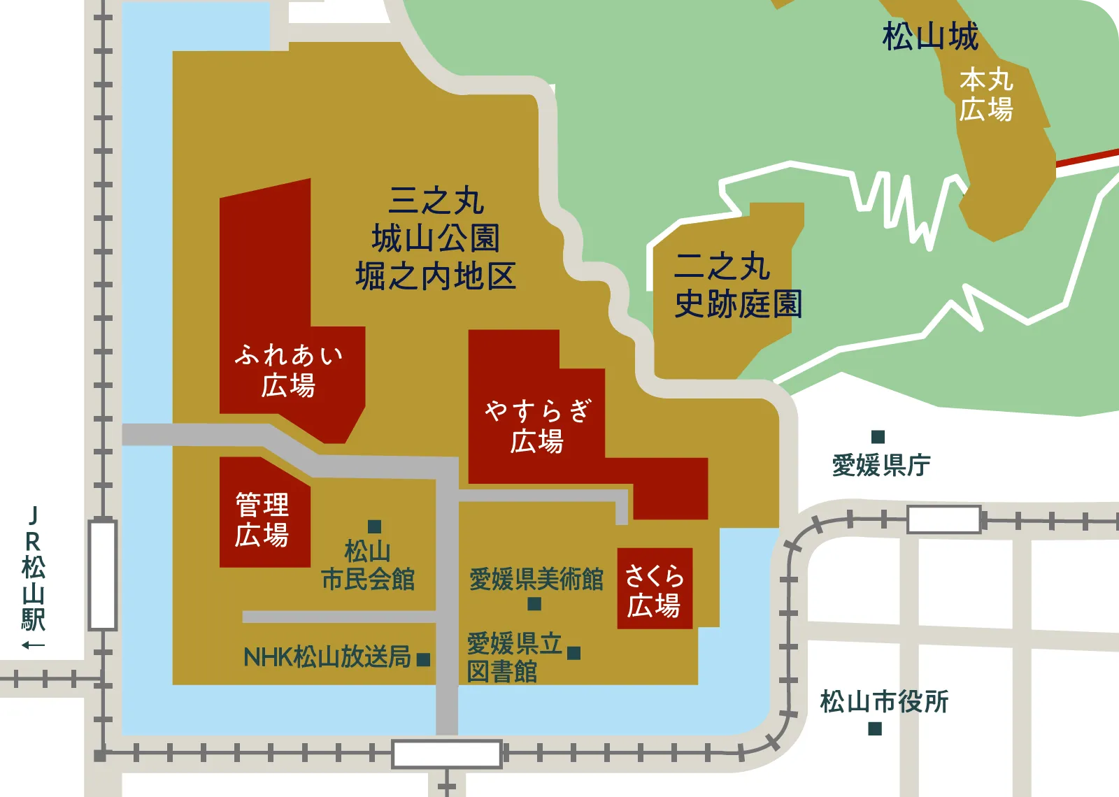 堀之内公園の全体図